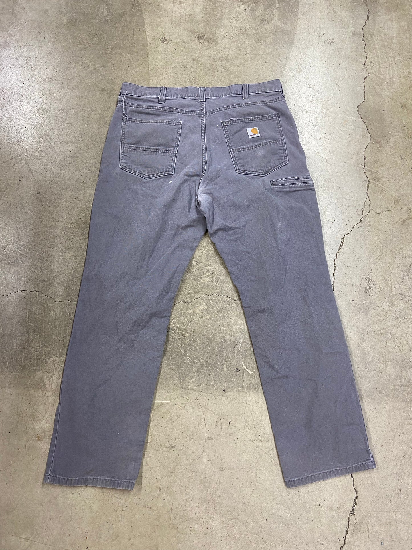 VTG Carhartt Relaxed Fit Gray Pants Sz 38x31