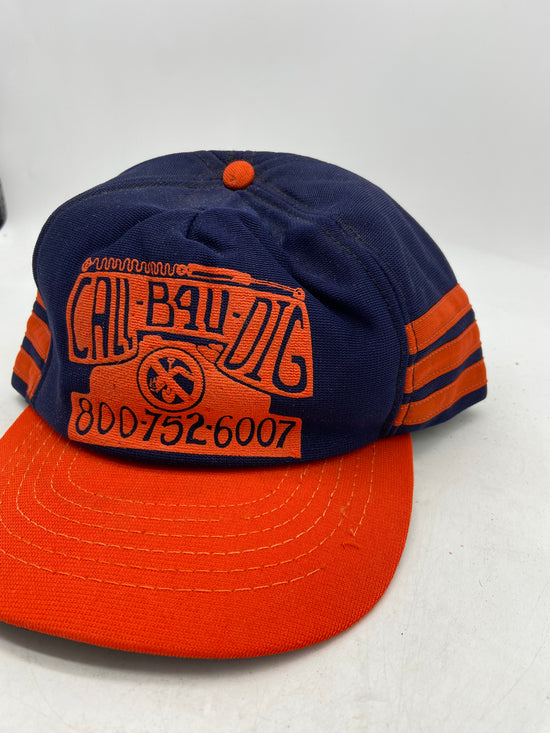 VTG Call B4U Dig Navy/Orange Mesh Hat