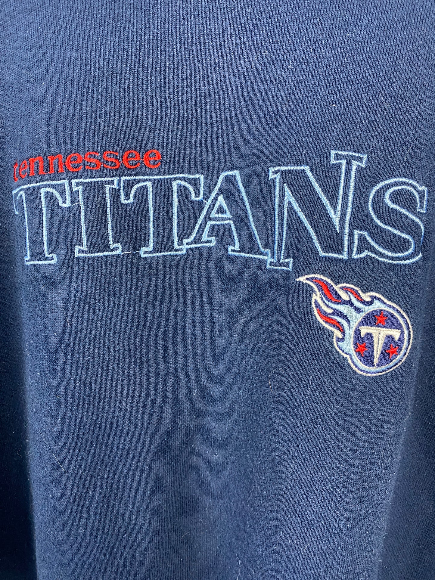 VTG Navy Tennessee Titans Crewnecks Sz L – Music City Vintage