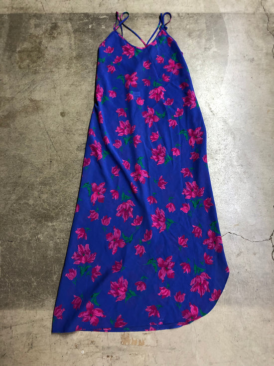 VTG Floral Maxi Dress Sz M/L