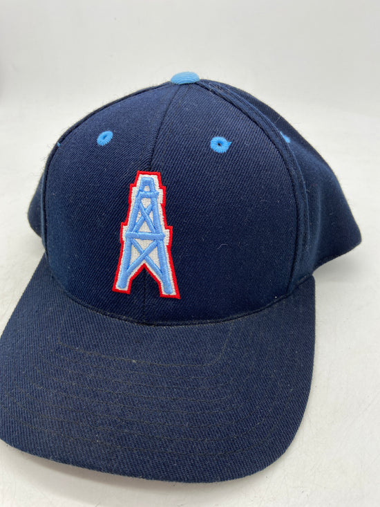 VTG Tennessee Oilers Logo Athletic Plain Logo Hat