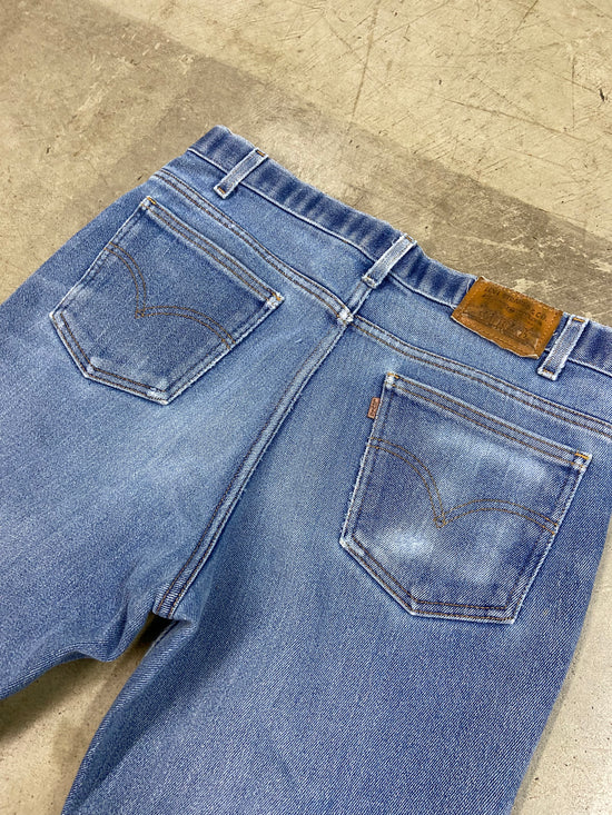 VTG Levi Repaired Denim Jeans Sz 34x28