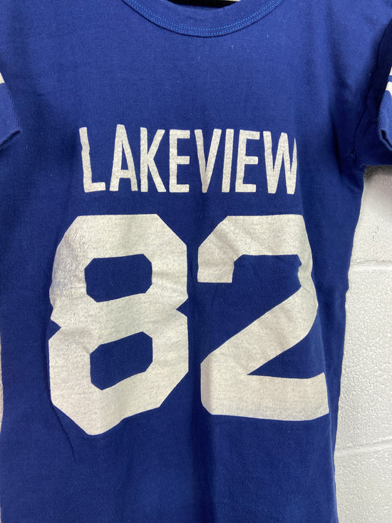 VTG 80s Champion Lakeview Jersey Shirt Sz S