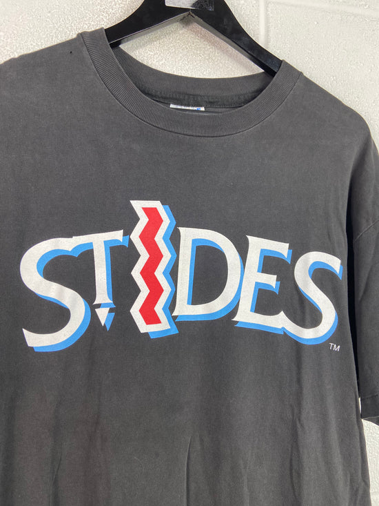 VTG St Ides Crooked Beer Tee Sz XL