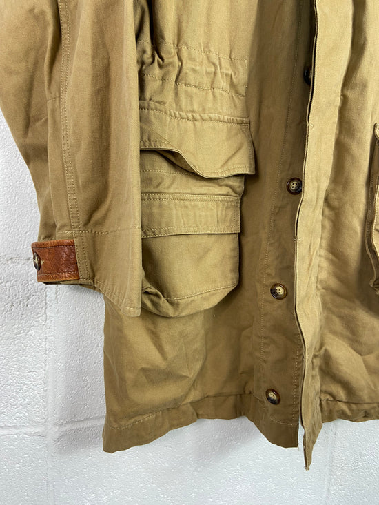 Orvis Sporting Khaki Trench Jacket Sz L