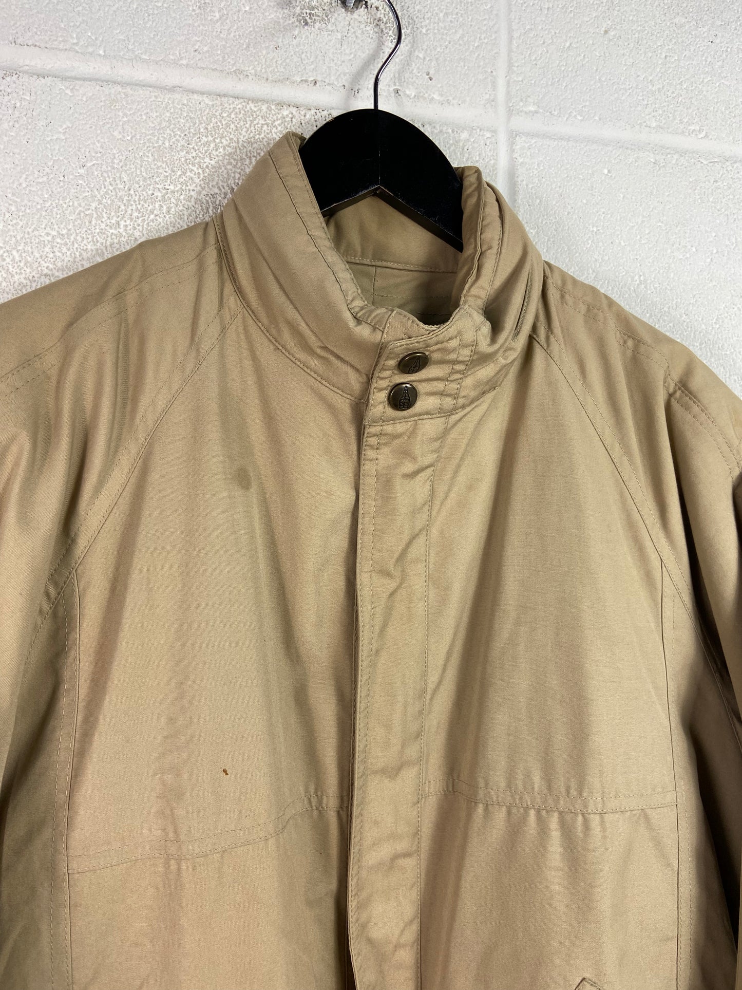 VTG London Fog Heavyweight Tan Jacket Sz M