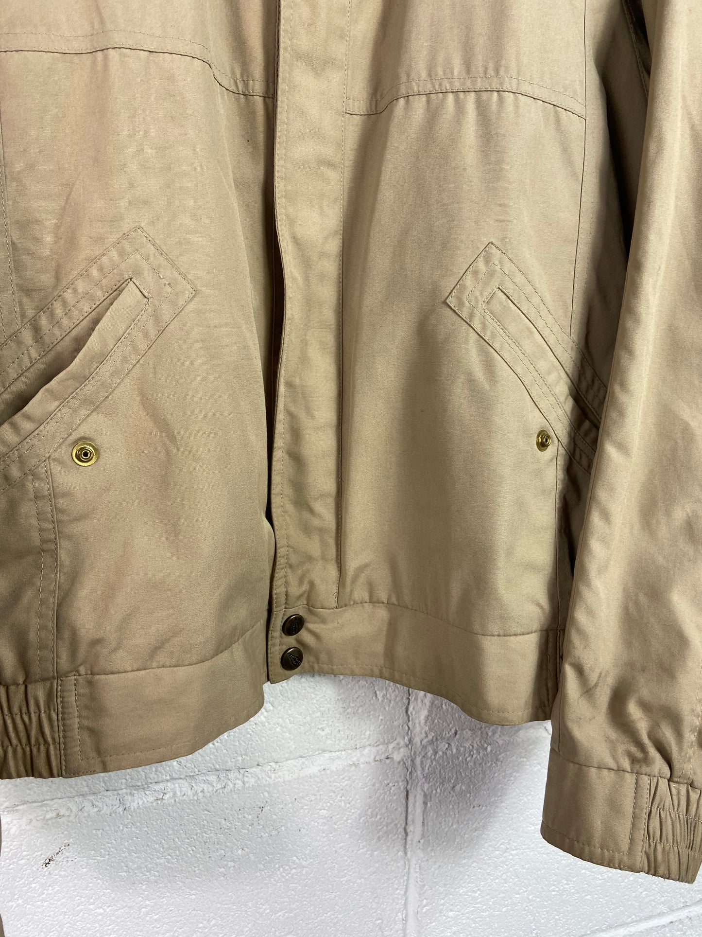 VTG London Fog Heavyweight Tan Jacket Sz M