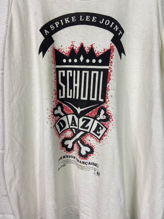 VTG School Daze 1988 Movie Promo Spike Lee Comedy Rap Tee Sz Med