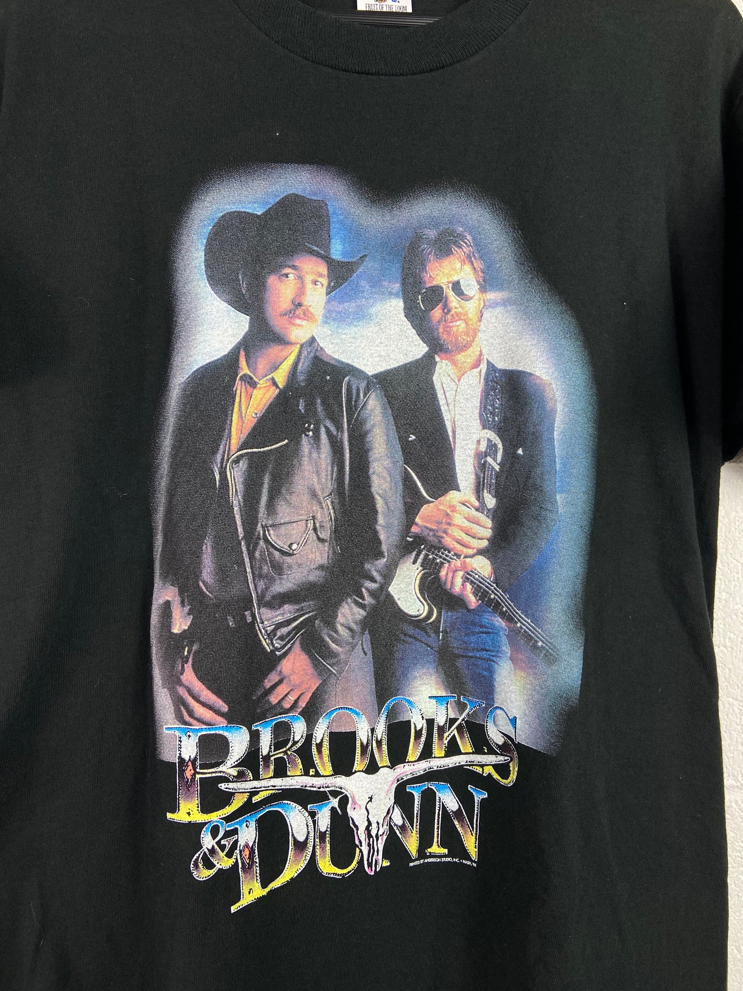 VTG Brooks & Dunn Anderson Cooper Country Tee Sz L