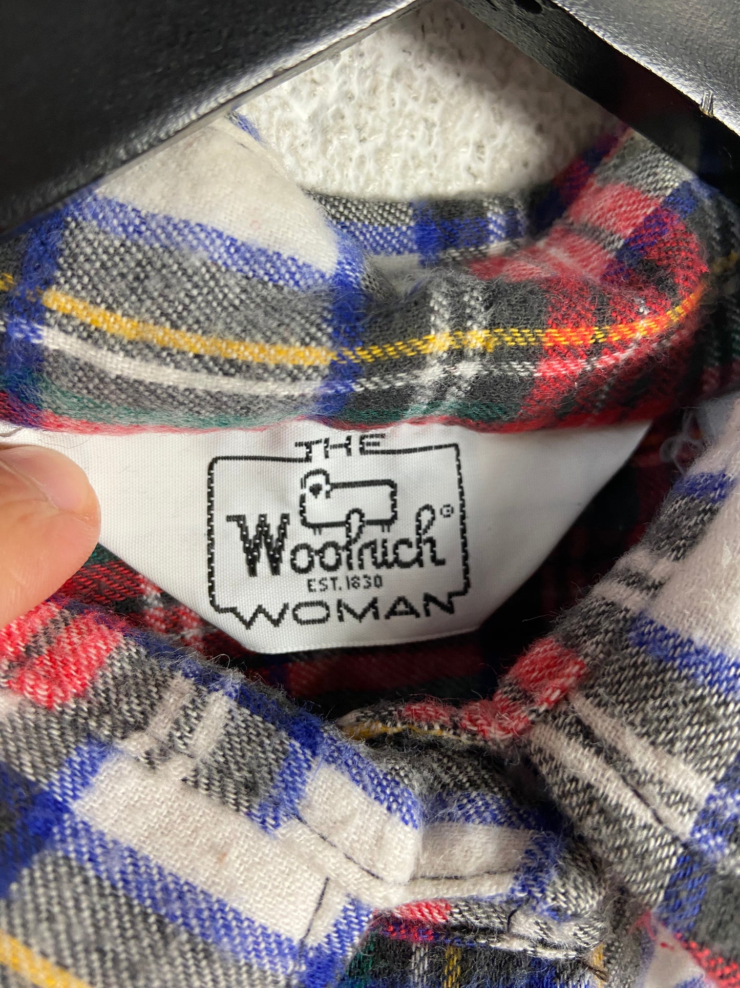 VTG Woolrich Multicolor Flannel Shirt Sz Wmns M