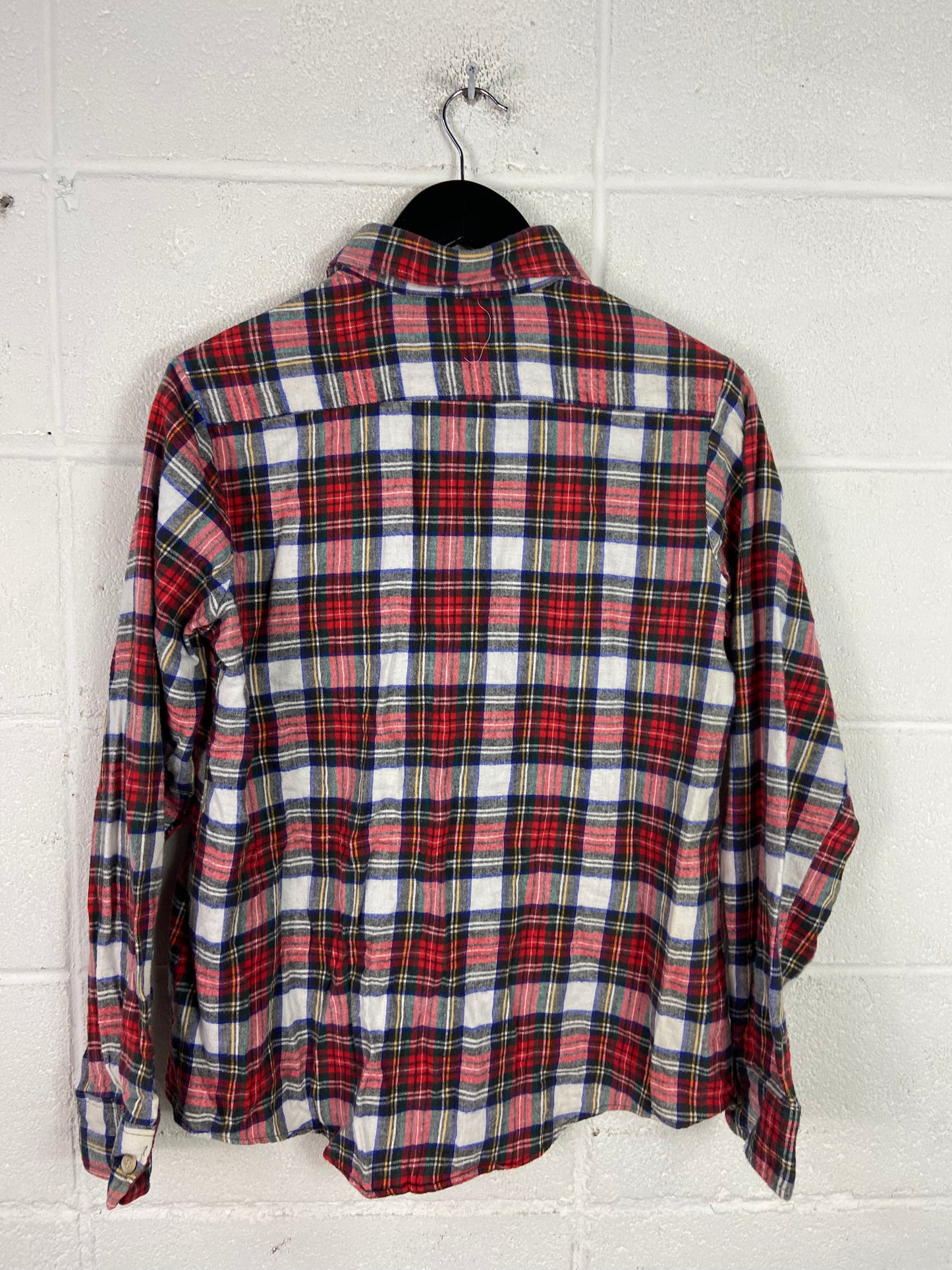 VTG Woolrich Multicolor Flannel Shirt Sz Wmns M