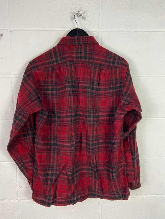 VTG Pendleton 80's Red Wool Flannel Sz M