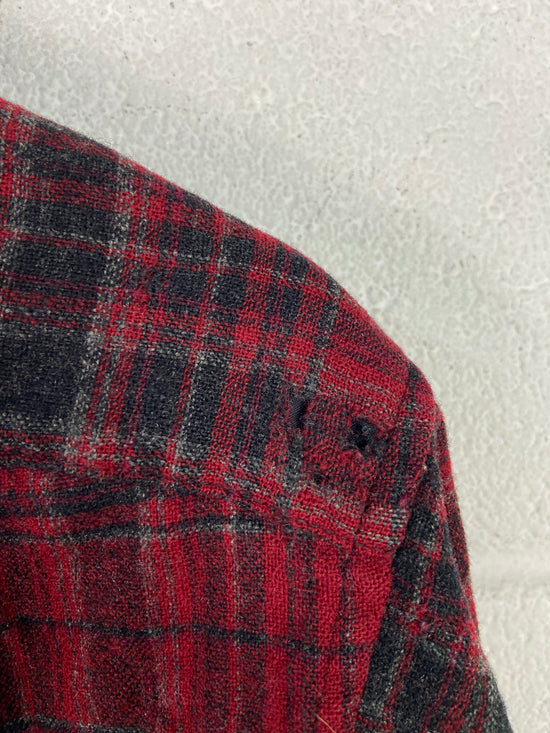 VTG Pendleton 80's Red Wool Flannel Sz M