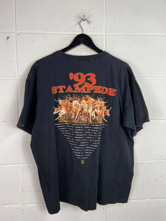 VTG Brooks & Dunn 93 Stampede Country Tee Sz XL/2XL