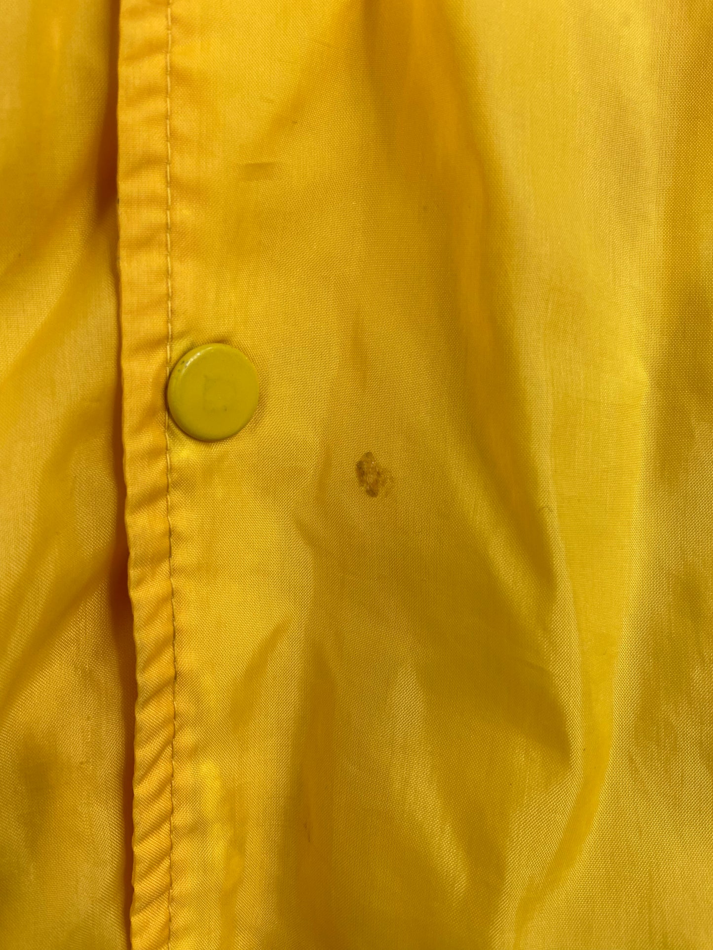 VTG San Jose Fairgrounds Speedway Yellow Coach Jacket Sz M/L