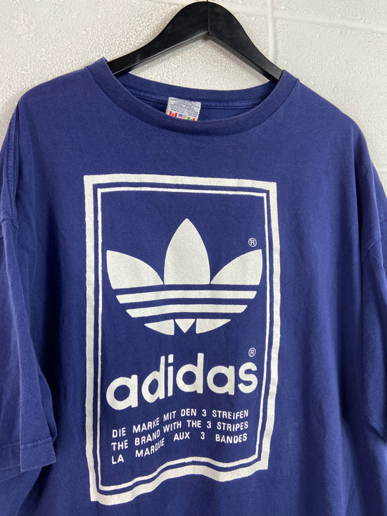 VTG Adidas Mirror Print Tee Sz 3XL