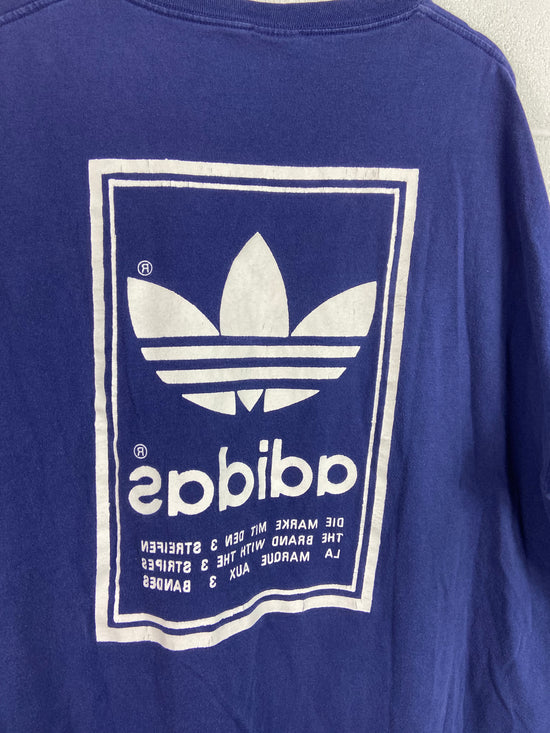 VTG Adidas Mirror Print Tee Sz 3XL