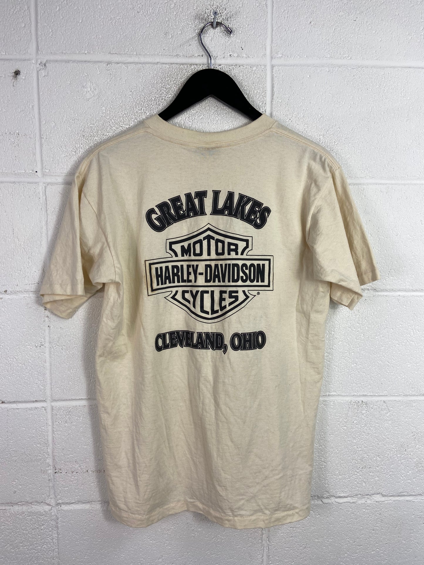 VTG 1993 Harley Davidson Great Lakes Tee Sz M