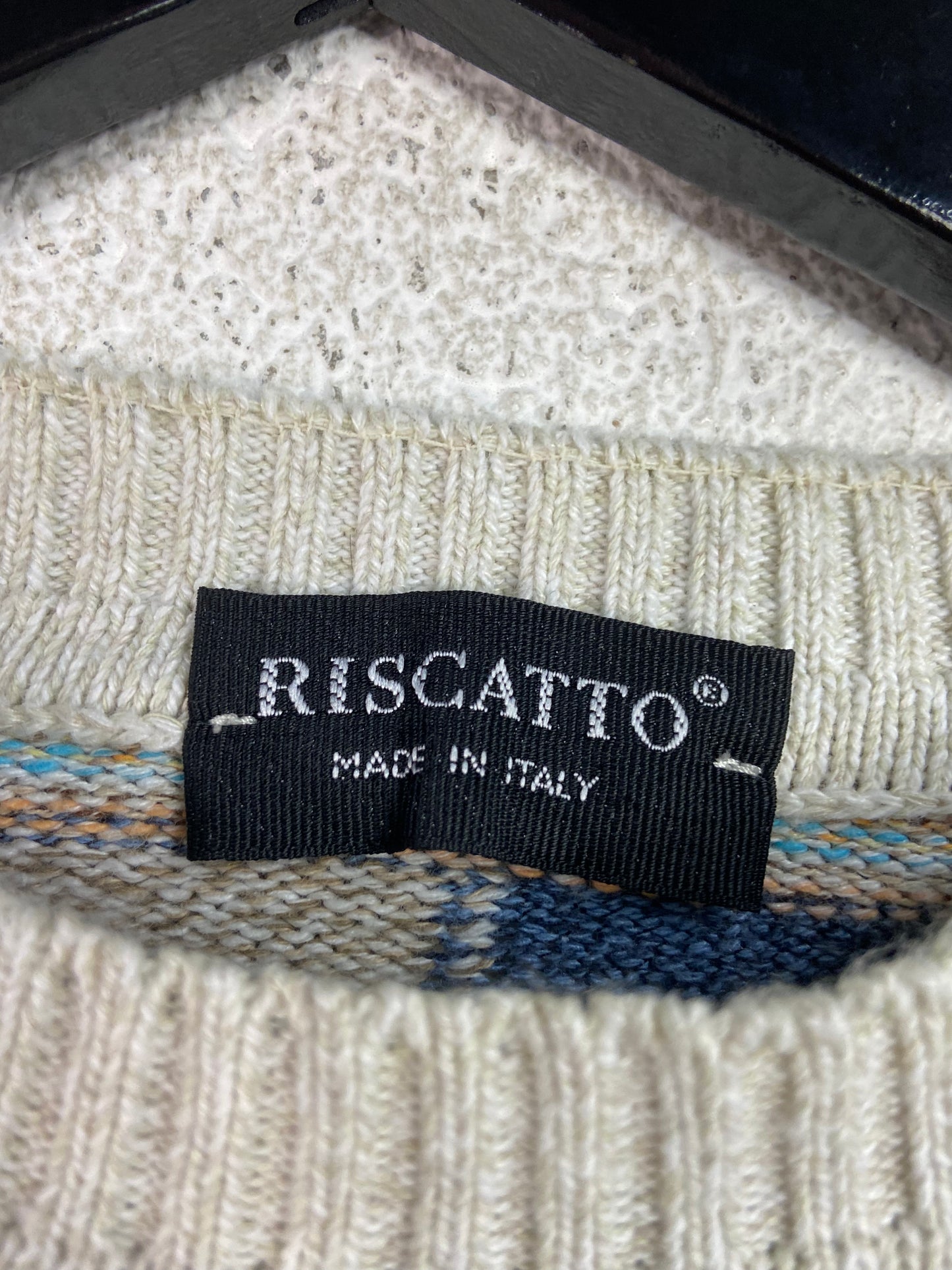 VTG Riscatto Italian Multicolor Sweater Sz L/XL