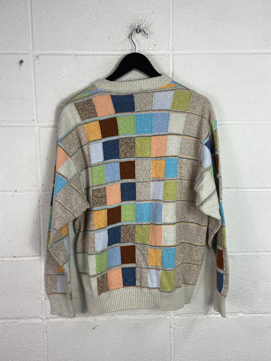 VTG Riscatto Italian Multicolor Sweater Sz L/XL