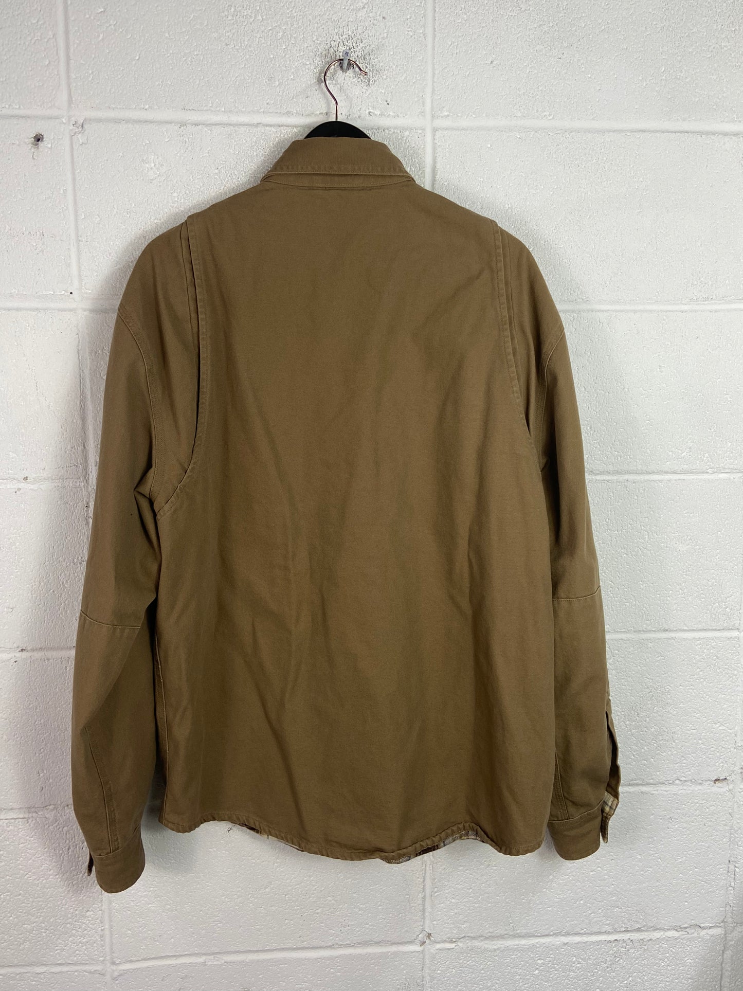 Carhartt Brown Button Up Shacket Sz M