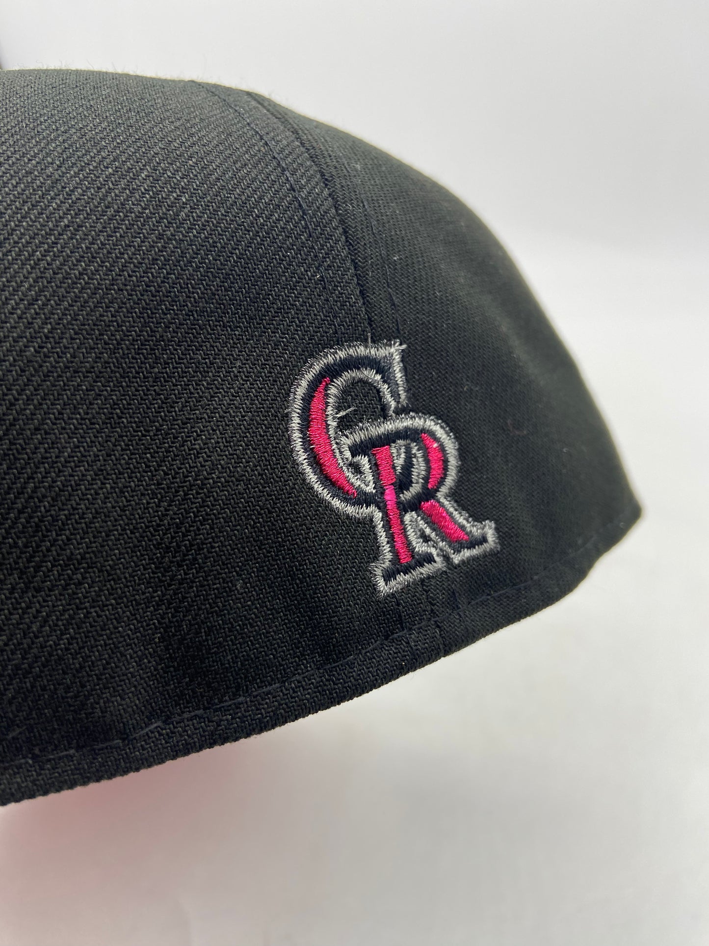 Colorado Rockies Pink/Black Fitted Hat