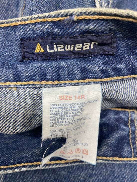 VTG Liz Claiborne Lizwear Blue Denim Jeans Sz 34x32