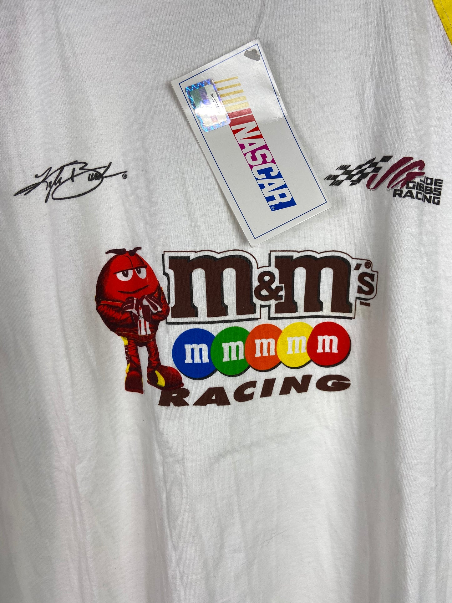 VTG Womens Nascar M&M's Racing Tee Sz L