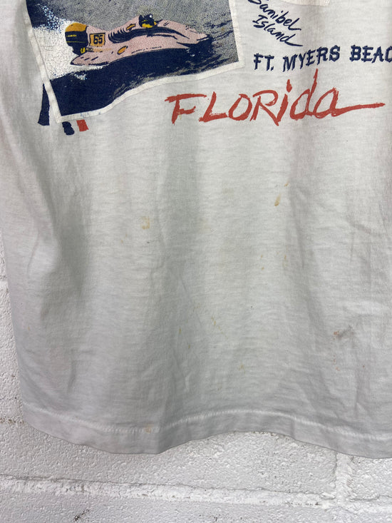 VTG 1983 Florida Offshore Powerboat Races Tee Sz S/M