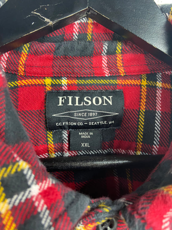 Y2K Filson Heavy Plaid Button Up Sz XXL