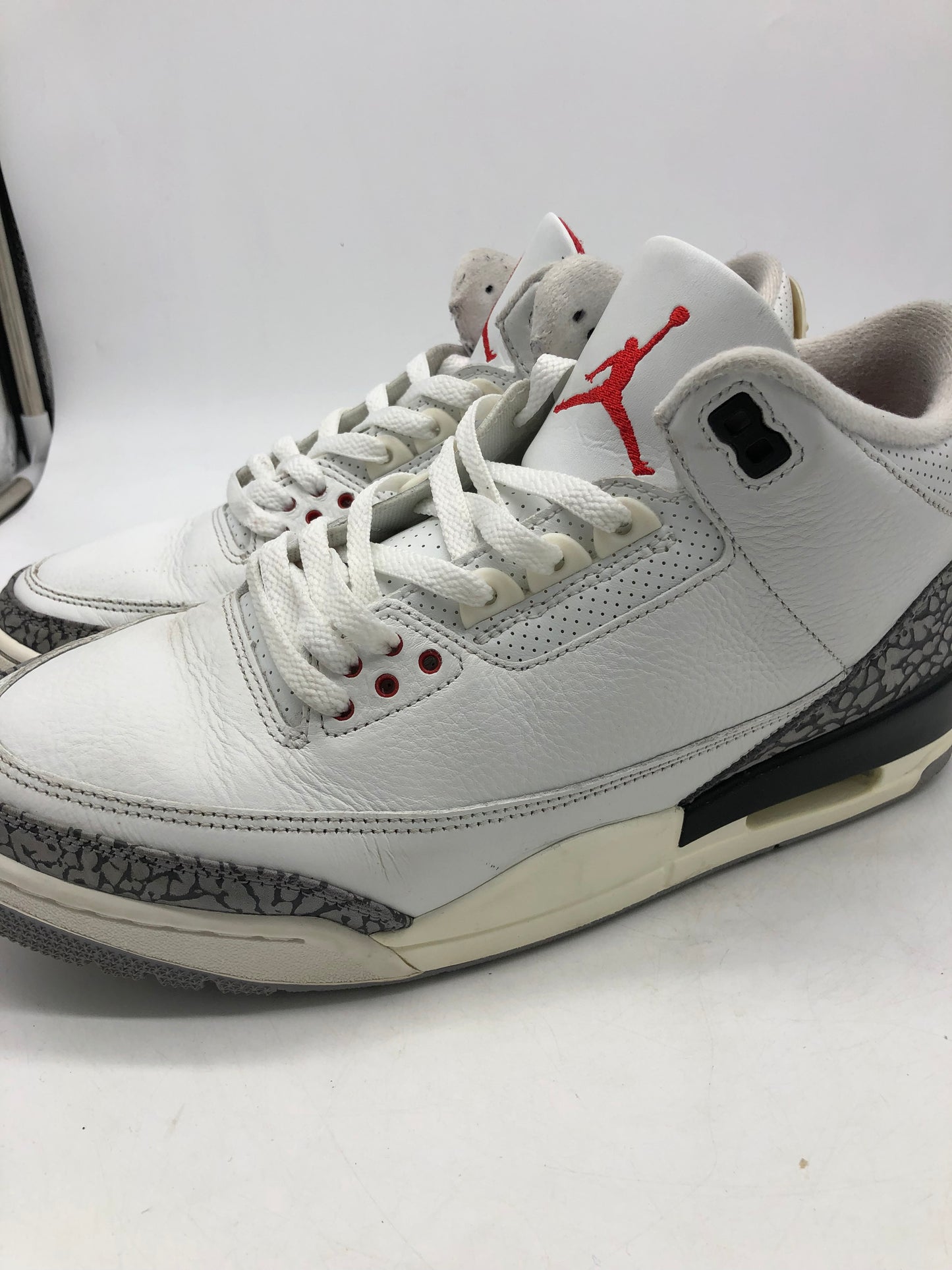 Used Air Jordan 3 White Cement Reimagined Sz 10.5M/12W