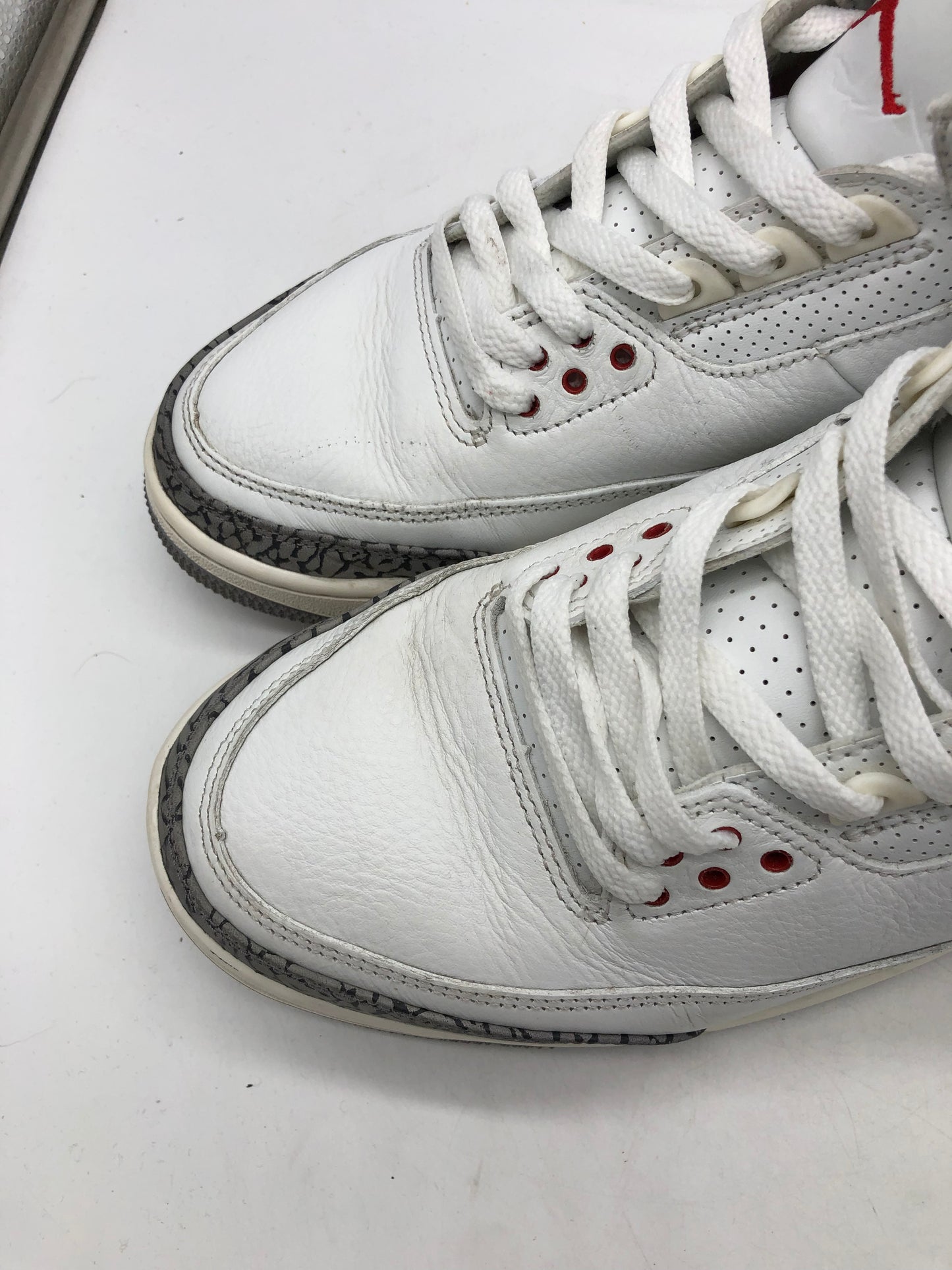 Used Air Jordan 3 White Cement Reimagined Sz 10.5M/12W