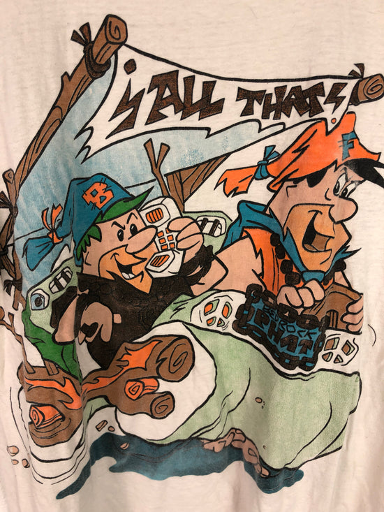 VTG Flintstones "All That!" Car Tee Sz M