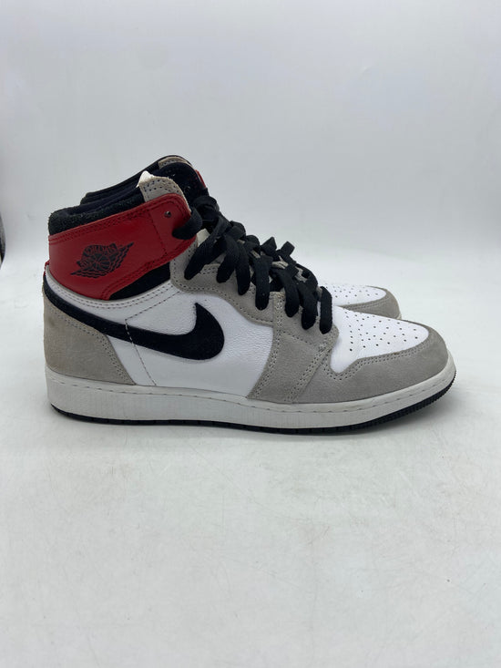 Preowned Jordan 1 Retro High Light Smoke Grey (GS) Sz 6Y/7.5W 575441-126