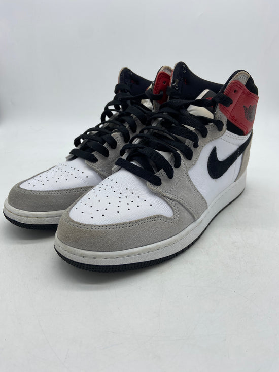 Preowned Jordan 1 Retro High Light Smoke Grey (GS) Sz 6Y/7.5W 575441-126