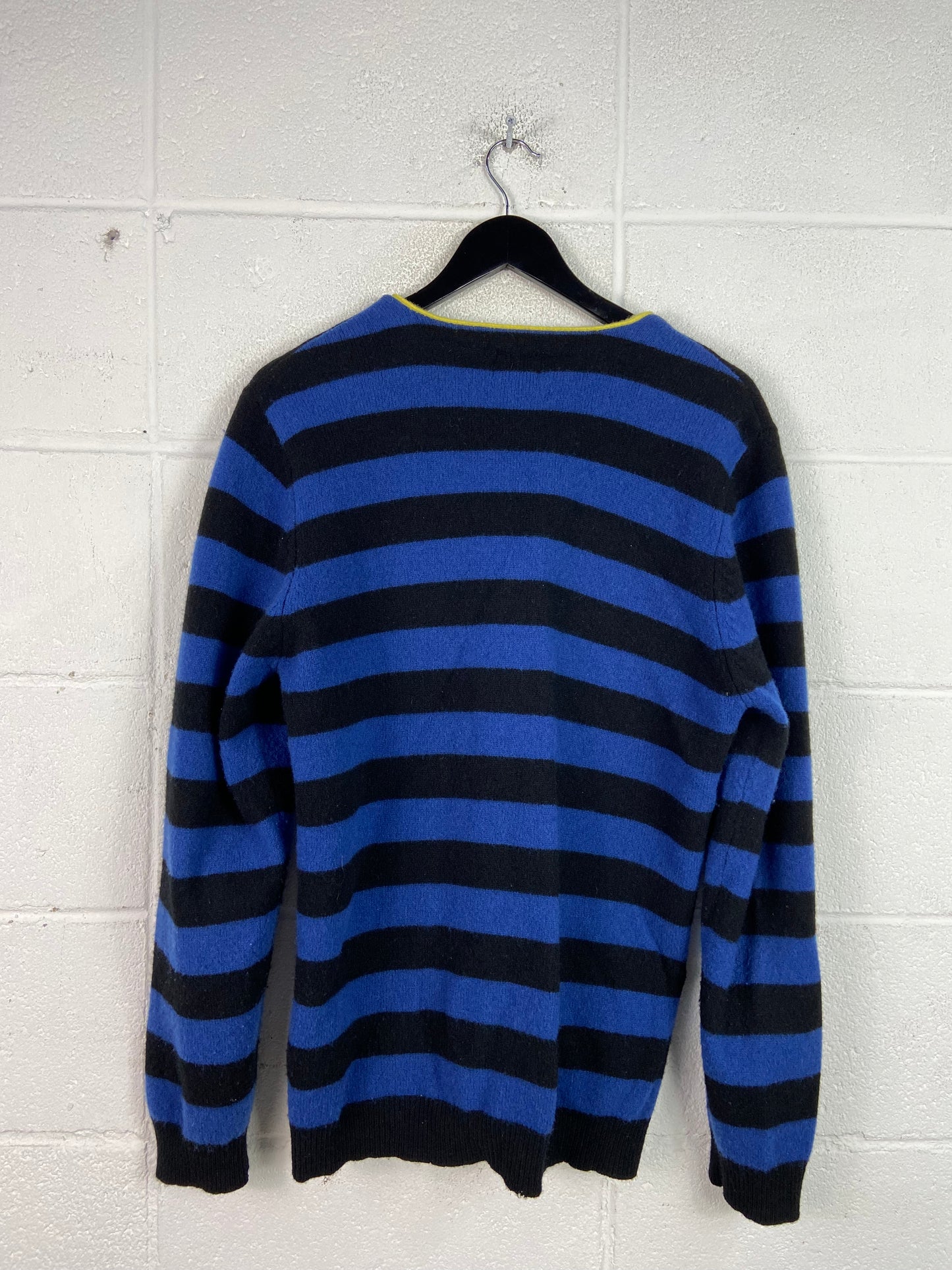 Preowned Stussy Wool Striped Cardigan Sz M