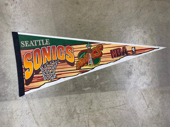 Seattle Sonics NBA Pennant Sz 12x29