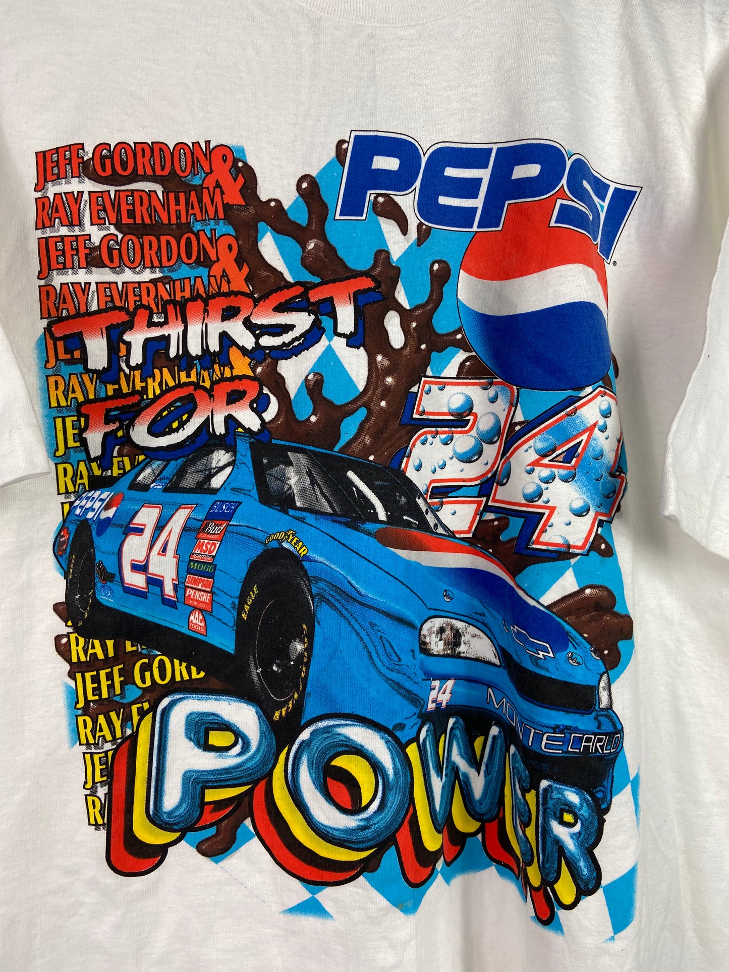 VTG Pepsi "Thirst for Power" Tee Sz XL