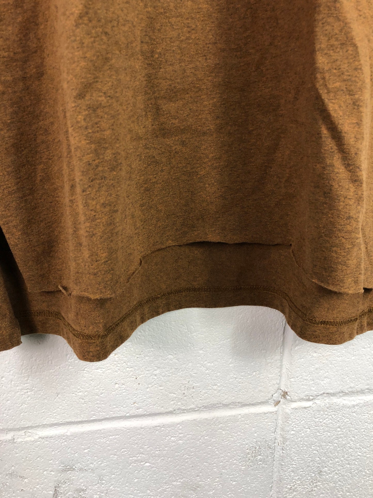 Carhartt Brown Cut Up Pocket Tee Sz XL