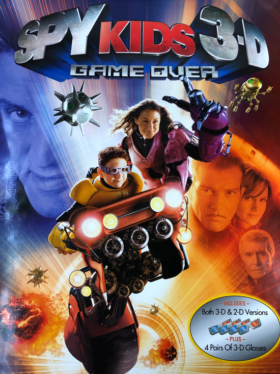 VTG Spy Kids 3-D Movie Poster