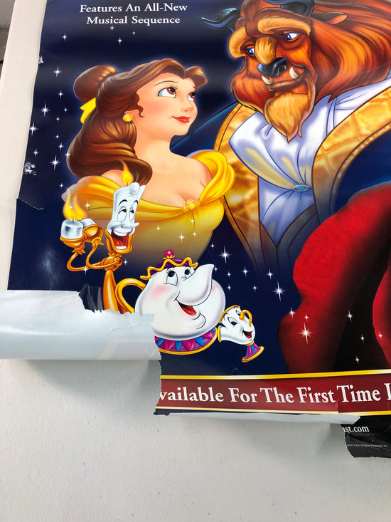 VTG Beauty and The Beast Movie Poster