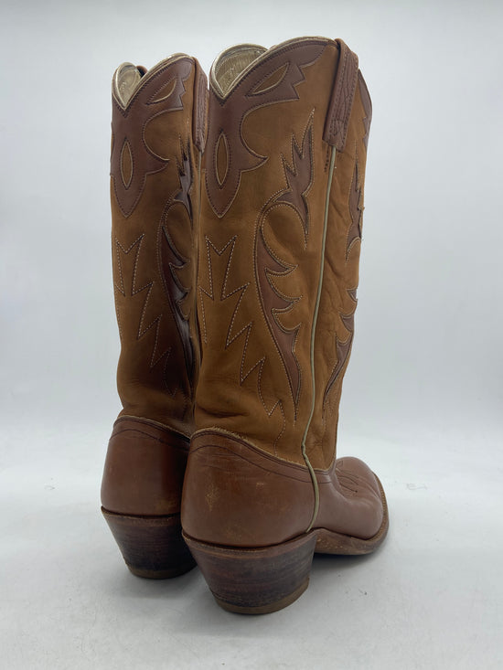 Brown Dan Post Cowboy Boots Sz 7.5