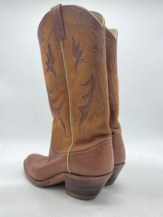 Brown Dan Post Cowboy Boots Sz 7.5