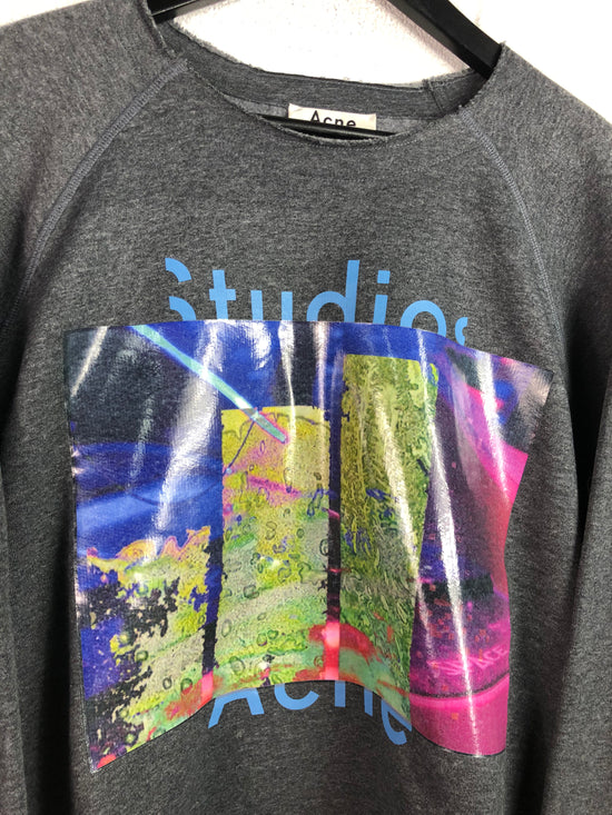 Acne Studios Graphic Print Sweatshirt Sz XL/2XL