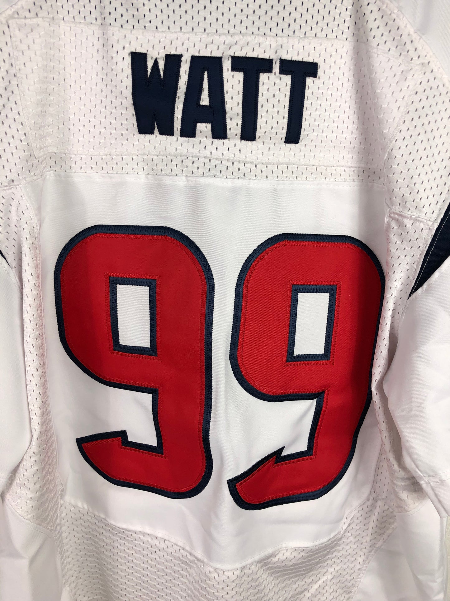 Houston Texans White JJ Watt Jersey Sz L