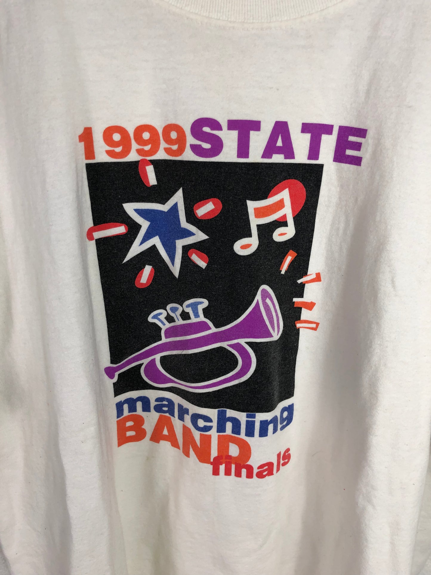 VTG 1999 State Marching Band Finals Tee Sz XL