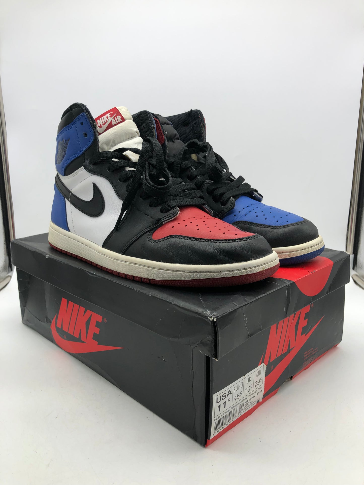 Used Air Jordan 1 "Top 3"555088-026 Sz 11.5