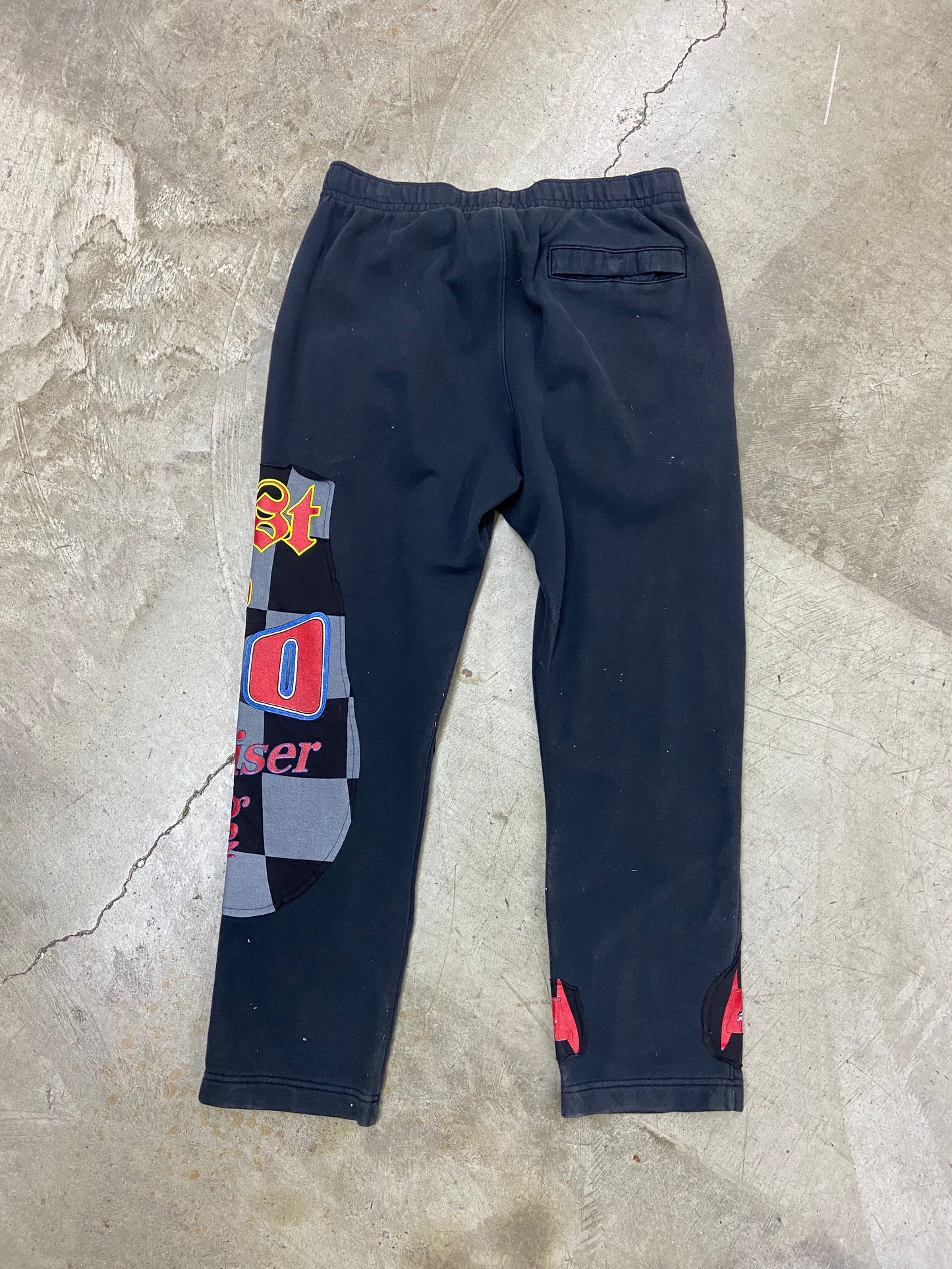 Denim Donna Reworked Bud Racing Sweatpants Sz M