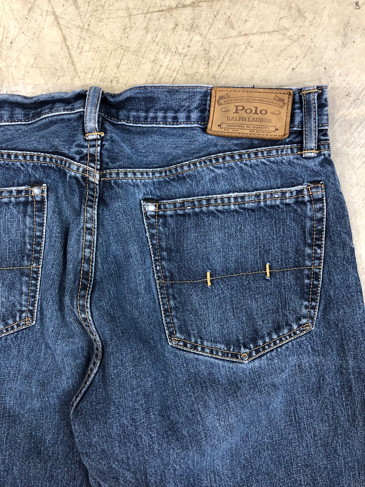 VTG Ralph Lauren Polo Blue Jeans Sz 34x31