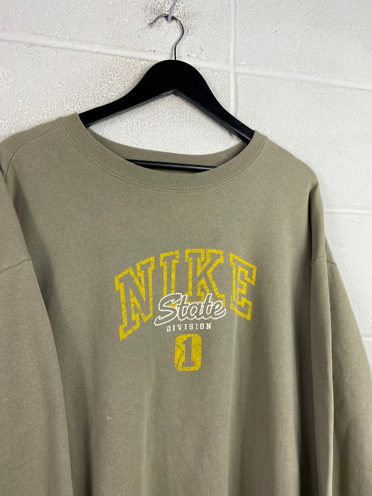 VTG Nike State Division Crewneck Sz XXL